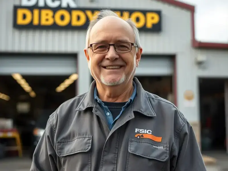 Dick's Body Shop facility exterior in Ketchikan Alaska